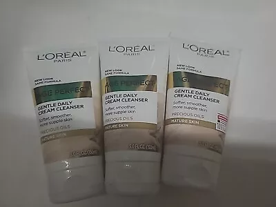 3 L'Oreal Paris Age Perfect Cream Facial Cleanser 5 OZ. • $27