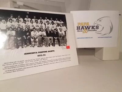 1973-74 Minnesota Fighting Saints Team Photo  • $30