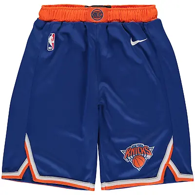 New York Knicks Shorts Kid's NBA Swingman Icon Performance Shorts - New • £14.99