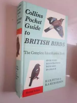 Collins Pocket Guide To British Birds By Richardson R.A. Hardback Book The • £4.99