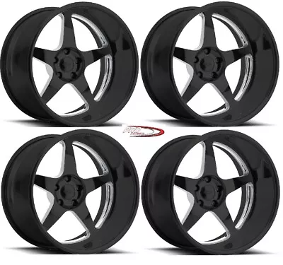 18 Pro Forged Billet Black Wheels Rims 18x9 18x12 Fits Ford Lightning Race • $4880