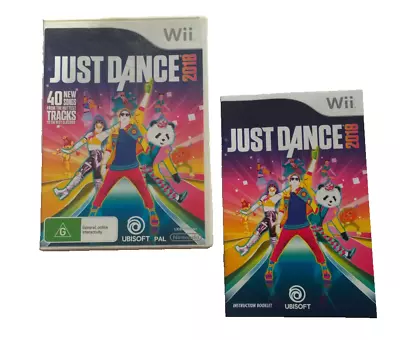 Nintendo Wii Just Dance 2018 U Free Postage 🇦🇺 🇦🇺 🇦🇺 • $29