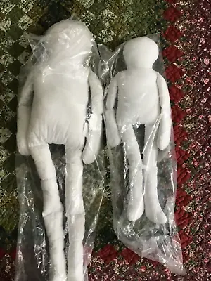 2 Blank Cloth Dolls Human Body Forms Long Legs Poseable Primitive Craft • $13.99