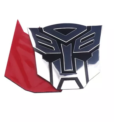 Transformers Autobot Sticker Car Sticker 3D Chrome Emblem Metal Logo Car • $6.48