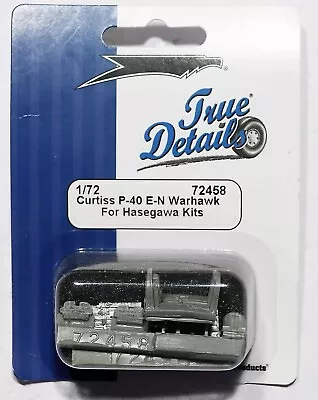 SEALED True Details 72458 1/72 Resin Upgrade Kit For Hasegawa P-40E-N Warhawk • $2.95