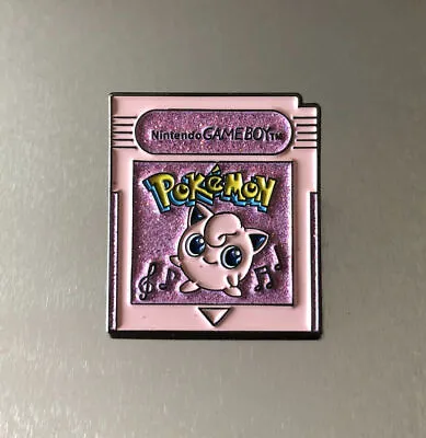 £5.95 • Buy Pokemon Jigglypuff Gameboy Glitter Pink Enamel  Pin Badge 