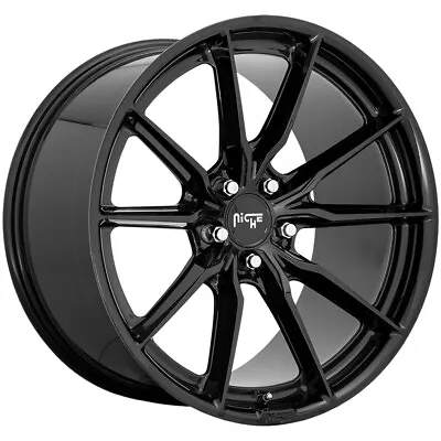 Niche M240 Rainier 19x9.5 5x112 +50mm Gloss Black Wheel Rim 19  Inch • $299.99