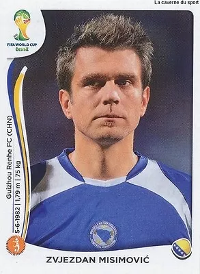 N°443 Zvjezdan Misimovic # Bosnia Sticker Sandwiches World Cup Brazil 2014 • $2.12