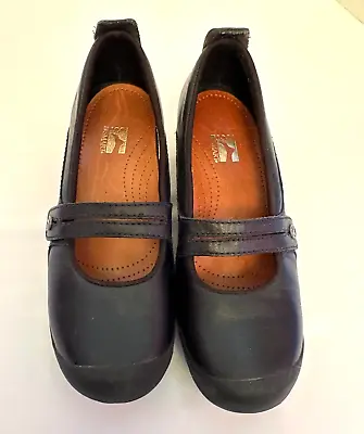 Merrell Plaza Bandeau Black Mary Jane Leather Comfort Shoes Women's Size 7 US • $35