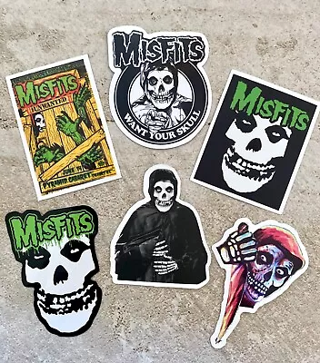 Misfits Crimson Ghost Sticker Lot Horror Punk Danzig Halloween Skull Mailed • $8