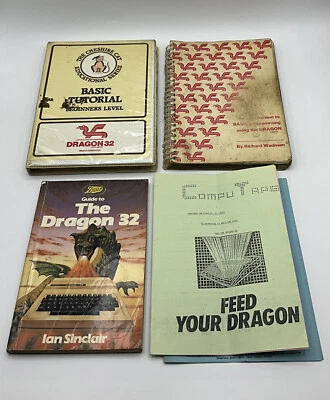 £4.99 • Buy Dragon 32 Computer Manuals Etc Lot 2 