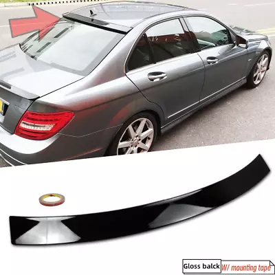 Fit For 08-14 Mercedes C Class W204 C250 C300 C63 Rear Window Roof Spoiler Wing • $69.79