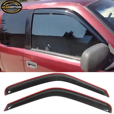 $26.98 • Buy Fits 94-01 Dodge Ram Coupe In Channel Style Window Visors Rain Sun Guard Vent