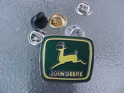 John Deere Tractor Hat Pin W Pin Stoppers Nos Discontinued & Officially Licensed • $10