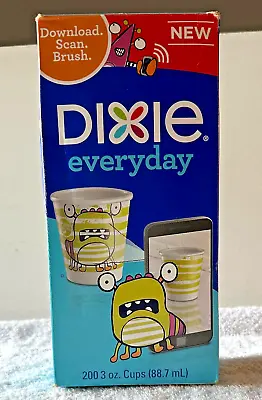 Dixie Disposable Bath Cups 3 Oz Augmented Reality Molar Monsters Brushing Game • $24.99