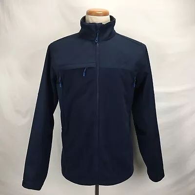 Mountain Hardwear Mountain Tech II Softshell Fleece Blue Jacket Mens Size Medium • $34.41