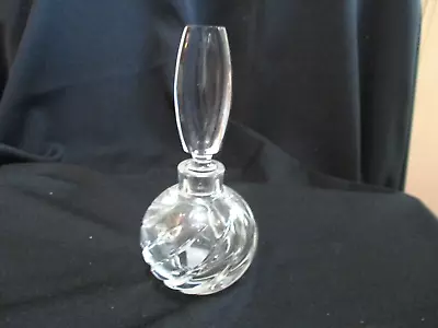 Vintage Mikasa Yugoslavia Crystal Swirl Perfume Bottle • $14.50