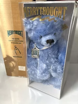 Rare MERRYTHOUGHT BLUEBERRY BEAR - Limited Edition 280 - Tuppenny Blue Stamp • £99.95
