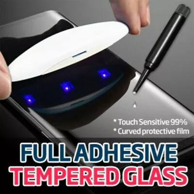 For Samsung Galaxy S22 ULTRA UV Tempered Glass Full Liquid Glue Screen Protector • £4.49