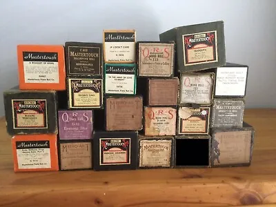 Assorted Vintage Mastertouch QRS (& Others) Pianola Rolls • $18.95