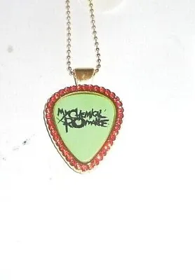 My Chemical Romance MCR Concert Pendant Song You Bullets Love Guitar Pick Chain • £25.86