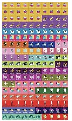 540 Colourful Calendar Stickers Family Planner Diary Holiday Birthday Craft 2024 • £4.45