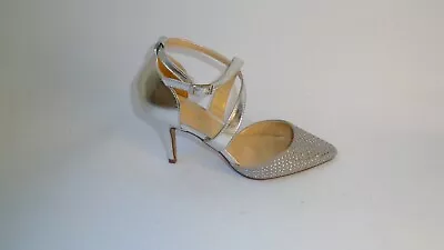 Lotus Silver And Grey Heeled Shoes • £21