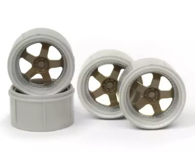 HPI 1/18 WORK MEISTER S1 Wheels OLIVE Micro RS4 (4PCS) #120171 • $12.99