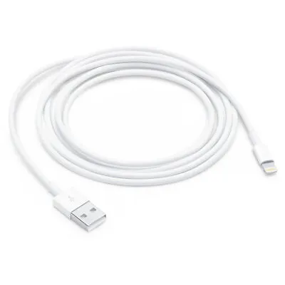 Apple MD819ZM/A 2m Lightning To USB Cable - White • £2.50