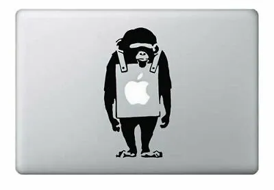 Banksy Monkey MacBook Decal Stickers Art For Apple Laptop • £3.49