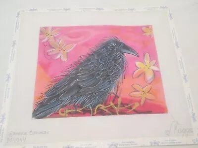 Raven At Sunset-karrie Evenson/maggie-handpainted Needlepoint Canvas • $36.38