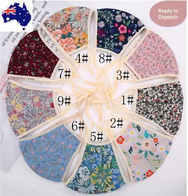 Floral 100% Cotton Reusable Washable Face Masks • $5.69