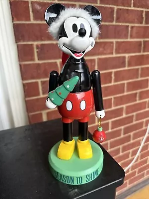 Mickey Mouse 2023 Disney 100th Christmas 11” Nutcracker Statue NWT • $39.99