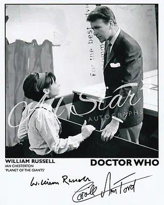 £45 • Buy DOCTOR WHO - Carole Ann Ford & William Russell Signed Photograph 02