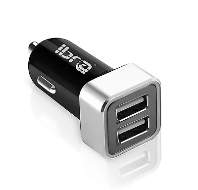 Fast Car Charger USB Cigarette Lighter Socket Dual Adapter For IPhone Samsung • £2.95