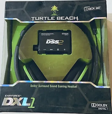 Xbox 360 Turtle Beach Ear Force Dxl1 Gaming Headset Dolby Surround Sound Sealed • $200