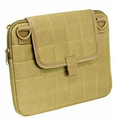 VISM Tactical Tablet MOLLE Pouch Electronics Map Notepad GPS Bag Shoot Hunt TAN • $16.59