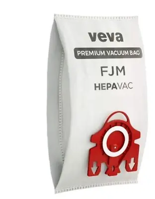 5 Pack Premium HepaVac Cloth Canister Vacuum Bags Designed For FJM • $6.99