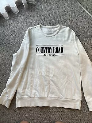 Country Road Men’s Crew Size M White • $40