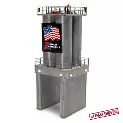 O Scale Red LED Blink Light 2 Worker 3 Level Building American Materials Plant • $116.77