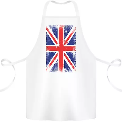 Union Jack British Flag Great Britain Cotton Apron 100% Organic • £14.99