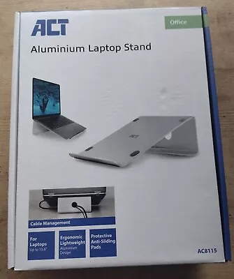 ACT AC8115 Aluminium Laptop Stand For Laptops Up To 15 6 • £11.99