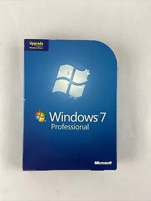 Microsoft Windows 7 Professional Upgrade 32 Bit And 64 Bit DVD MS WIN PRO • $55