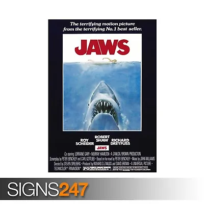 £12.25 • Buy JAWS (ZZ026)  MOVIE POSTER Photo Picture Poster Print Art A0 A1 A2 A3 A4
