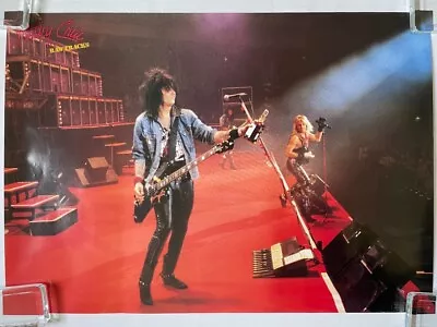 MOTLEY CRUE Raw Tracks 1988 1990 JAPAN EP PROMO POSTER Leathür Records Mix LIVE • $40