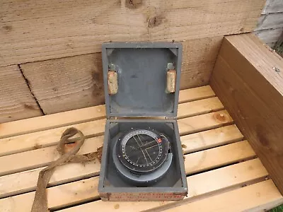 Ww 2 Raf Spitfire P 11 Compass In A Fitted Wooden Box • £120