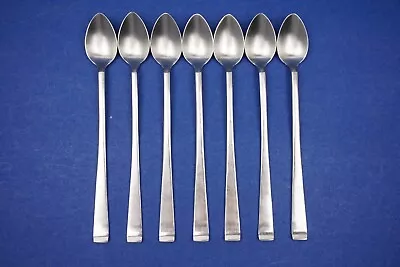 7 X Sola Holland Cora Stainless Iced Tea Spoons 6 ¾” • $49.99