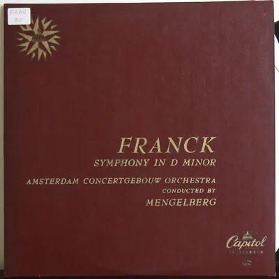 César Franck Concertgebouworkest Conducted By Willem Mengelberg - Symphony In  • $28.96