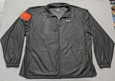5.11 Tactical Jacket Men's 2XL XXL  Packable Windbreaker Full Zip Jacket Black • $38.95