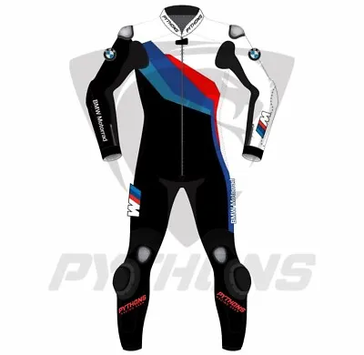 BMW Alpino Customized Motorbike Motorcycle Cowhide Leather Racing Suit Race Kit • $331.55